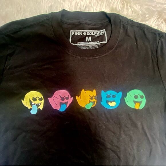 New Pink Dolphin Retro Ghosts Tee - Picture 2 of 12